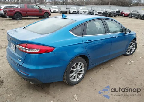 2020 Ford Fusion Se из США, поврежденный, VIN 3FA6P0HD0LR140007